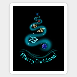 Space Christmas Tree Sticker